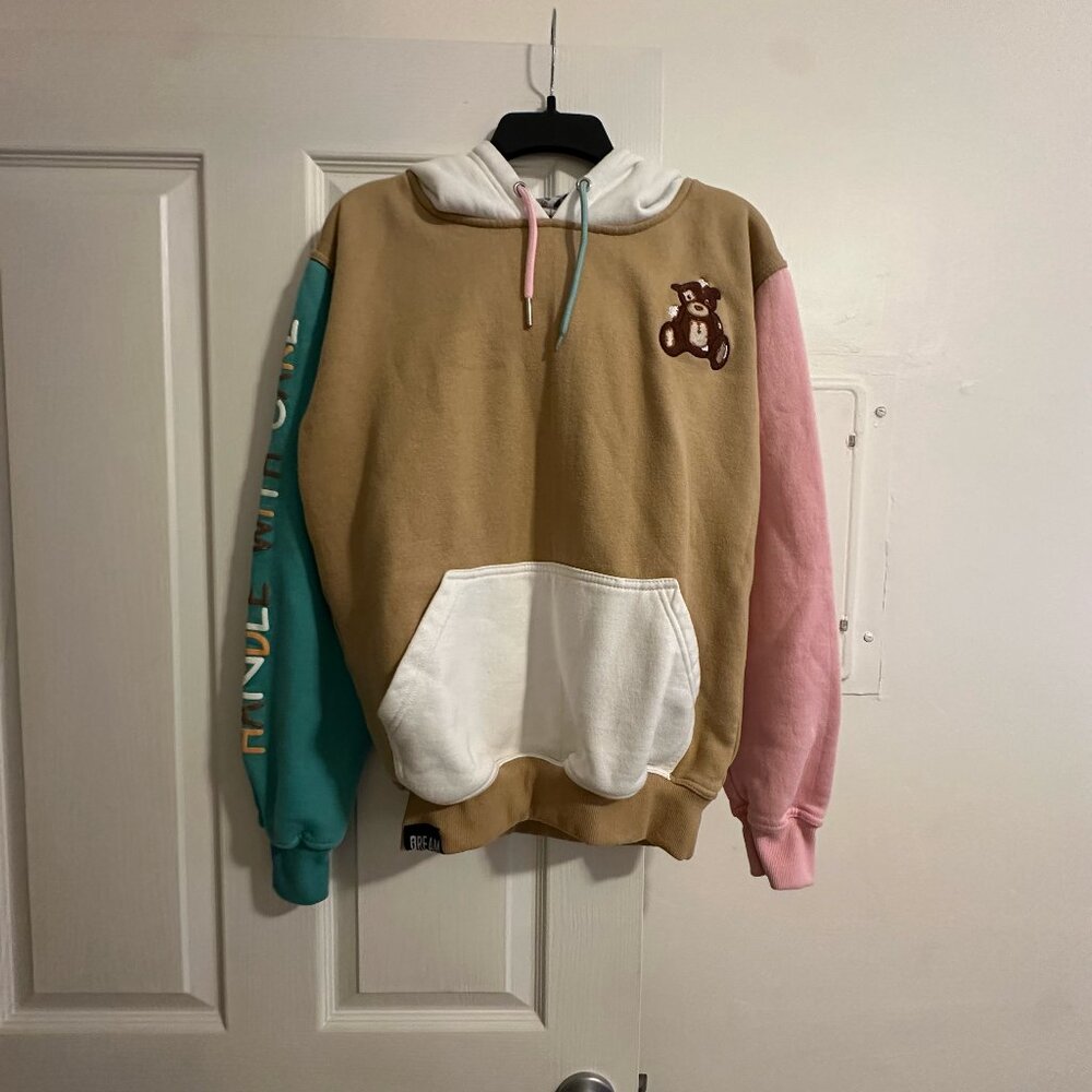 Dream Clothing Handle With Care Teddy Bear Hoodie